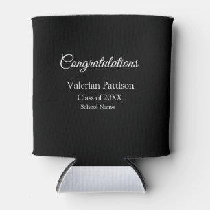 Enfriador De Latas Felicitaciones graduado agregar nombre de escuela 