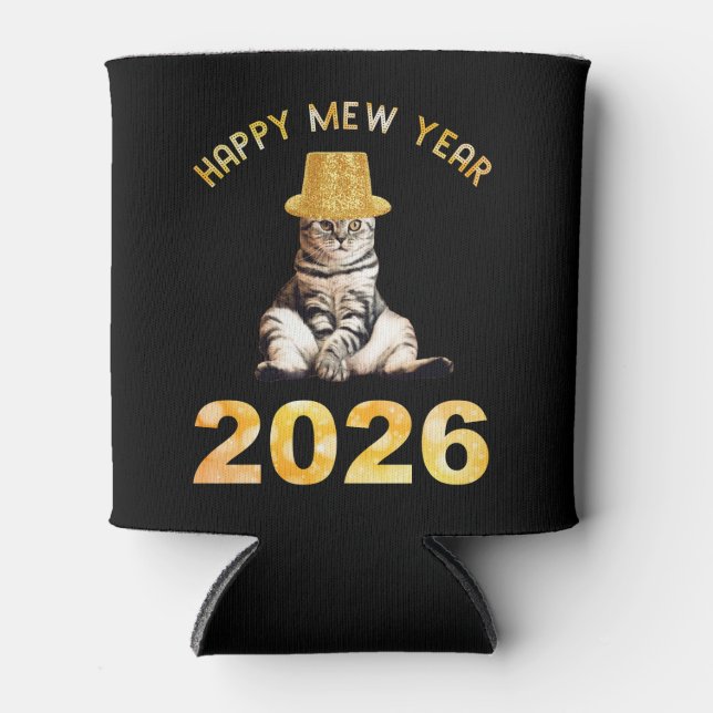 Enfriador De Latas Feliz año Mew 2026 (Anverso)