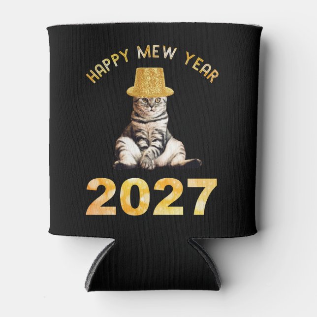 Enfriador De Latas Feliz año Mew 2027 (Anverso)