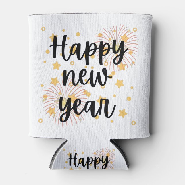 Enfriador De Latas Feliz Año Nuevo (Anverso)
