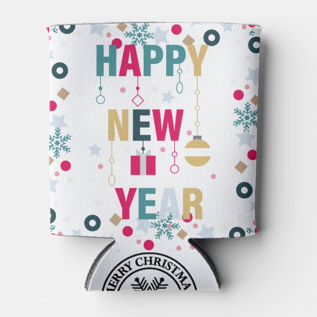 Enfriador De Latas Feliz Año Nuevo (Anverso)