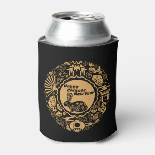 Enfriador De Latas Feliz Año Nuevo Chino del Conejo