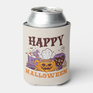 Enfriador De Latas Feliz café de Halloween Brew