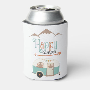 Enfriador De Latas Feliz Camper Cute Retro RV