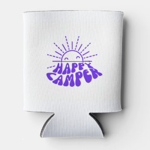 Enfriador De Latas Feliz Camper en una