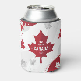 Enfriador De Latas Feliz Día de Canadá Refrigerador de bebidas
