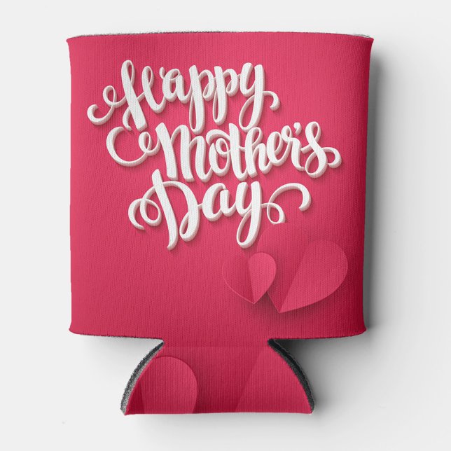 Enfriador De Latas Feliz Día de la Madre ( Zazzle insulated can cooler a gift for Mom!)