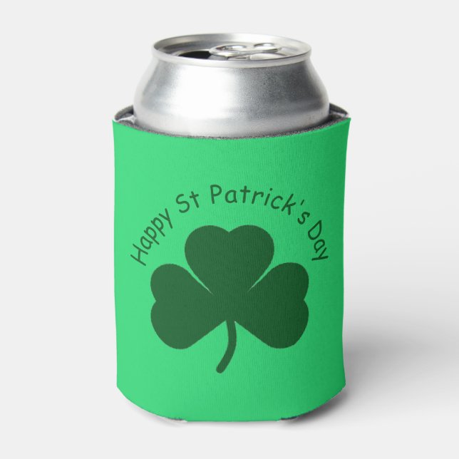 Enfriador De Latas Feliz Día de San Patricio (Lata Anverso)