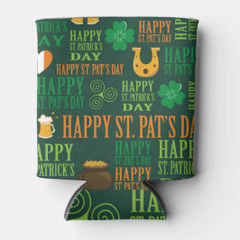 Enfriador De Latas Feliz Día de San Patricio