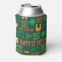 Enfriador De Latas Feliz Día de San Patricio