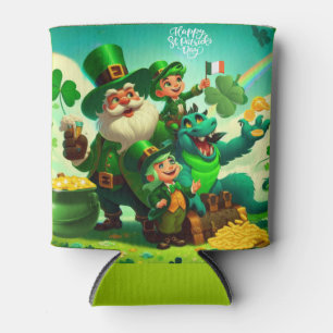 Enfriador De Latas Feliz Día de San Patricio colorido