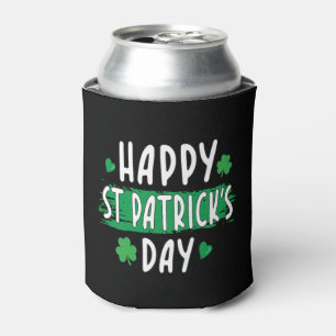 Enfriador De Latas Feliz Día de San Patricio Patrocinadores del Coraz