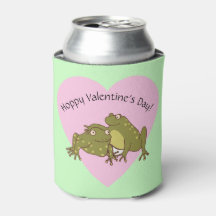 Feliz Día de San Valentín Graciosas Ranas De Adorn