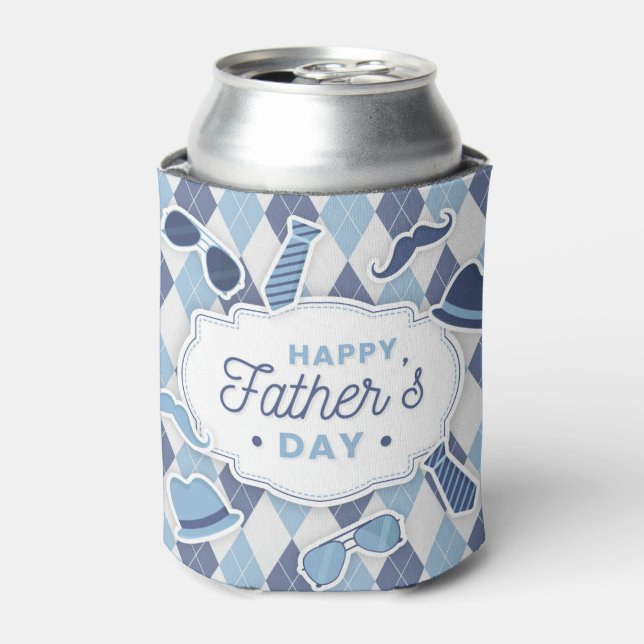 Enfriador De Latas Feliz Día del Padre (Lata Anverso)
