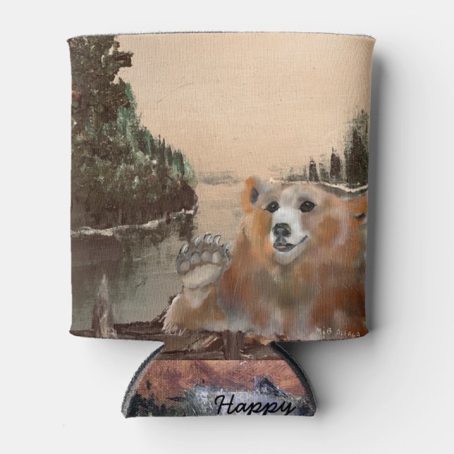 Enfriador De Latas Feliz Día del Padre (Anverso)