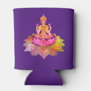 Enfriador De Latas Feliz Diwali - Dios Lakshmi Deepalavi 4