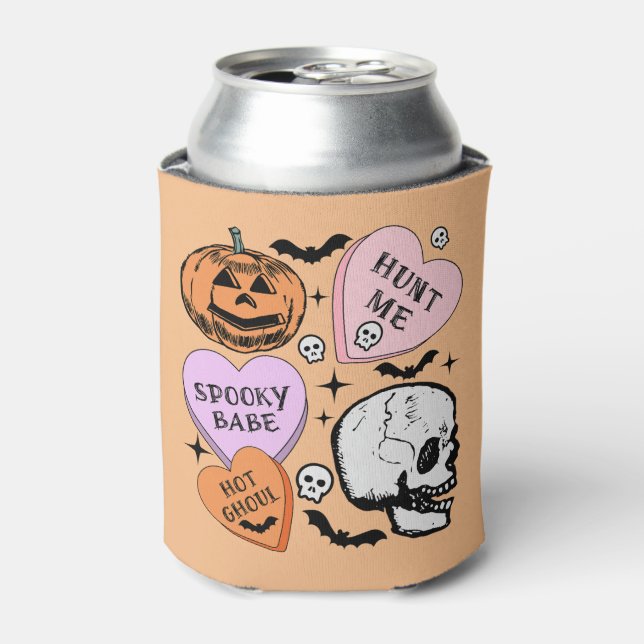 Enfriador De Latas Feliz Halloween (Lata Anverso)