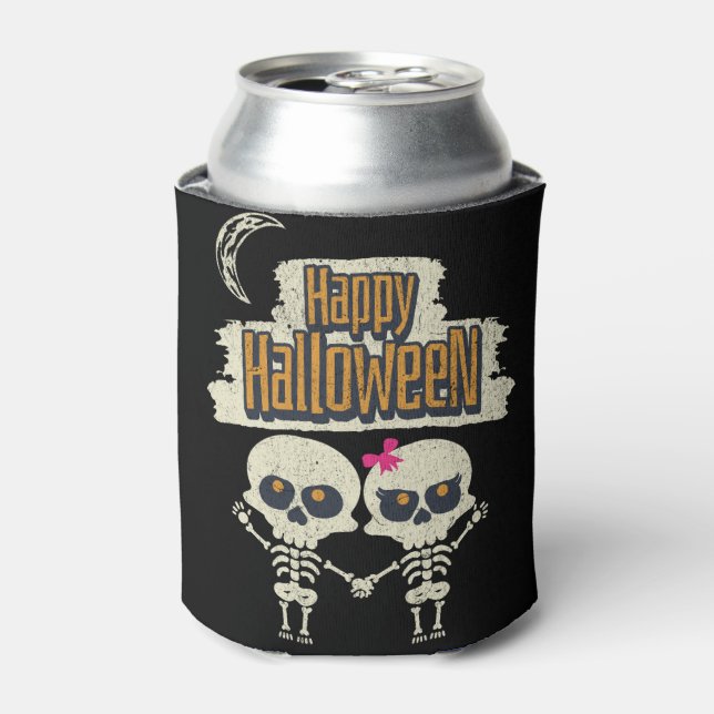 Enfriador De Latas Feliz Halloween (Lata Anverso)