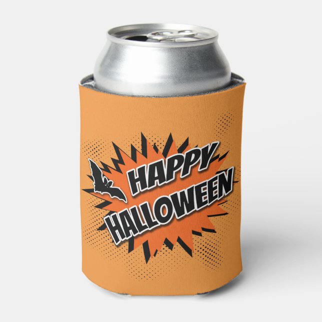 Enfriador De Latas Feliz Halloween (Lata Anverso)