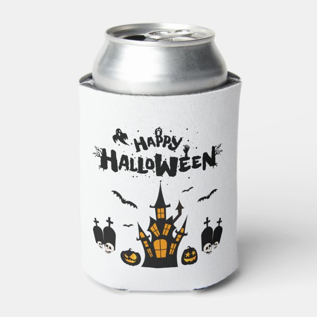 Enfriador De Latas Feliz Halloween (Lata Anverso)
