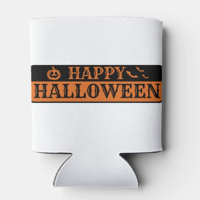 Enfriador De Latas Feliz Halloween (Reverso)