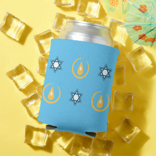 Enfriador De Latas Feliz Hanukkah