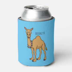 Enfriador De Latas Feliz ilustracion de personalizado de camello