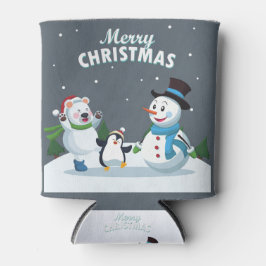 Enfriador De Latas Feliz Navidad