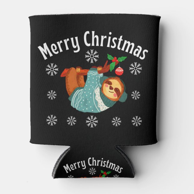 Enfriador De Latas Feliz Navidad (Anverso)