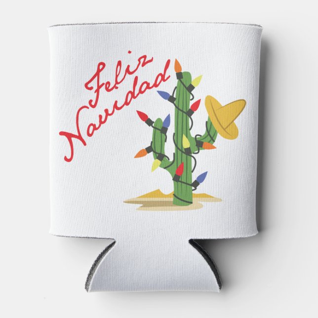 Enfriador De Latas Feliz Navidad (Anverso)