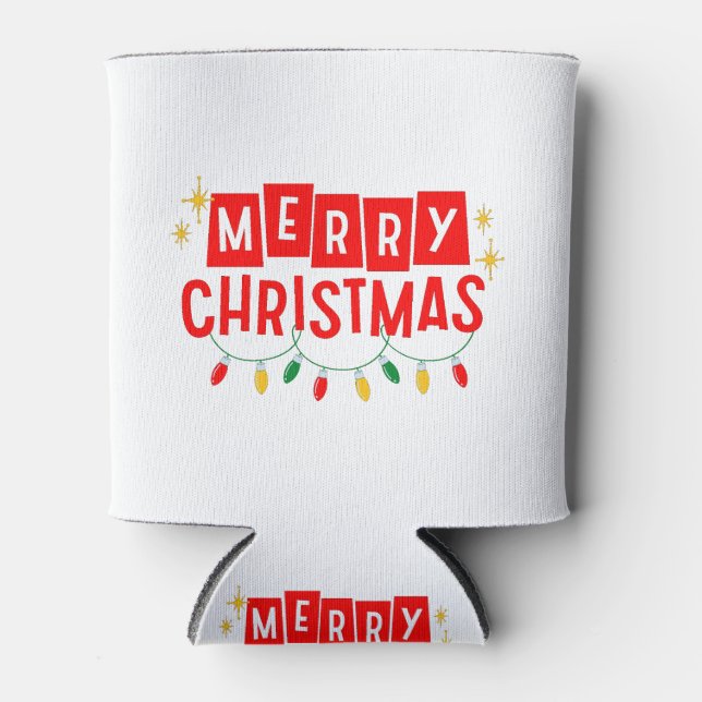 Enfriador De Latas Feliz Navidad (Anverso)