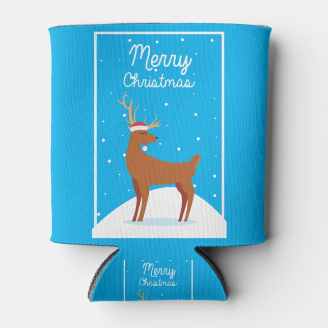 Enfriador De Latas Feliz Navidad (Anverso)