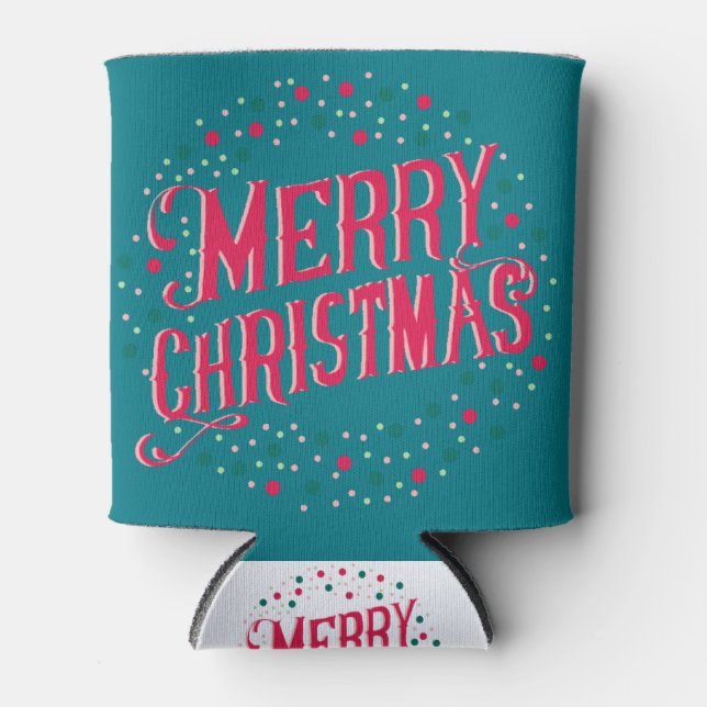 Enfriador De Latas Feliz Navidad (Anverso)