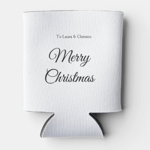 Enfriador De Latas Feliz Navidad añadir nombre texto regalo personali