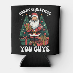 Enfriador De Latas Feliz Navidad, chicos, Santa Claus