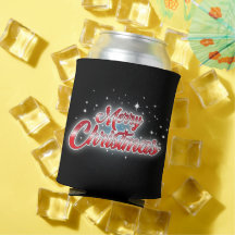 Feliz Navidad en rojo texto en NEGRO