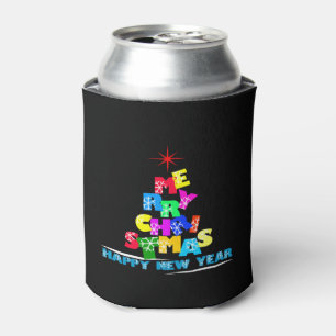 Enfriador De Latas Feliz Navidad Feliz Año Nuevo
