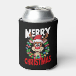Enfriador De Latas Feliz Navidad Reno Navidades