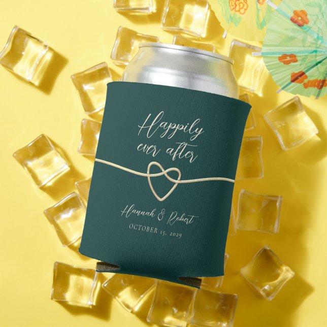 Enfriador De Latas Feliz Nunca Después Del Boda (Verano in situ)