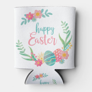 Enfriador De Latas Feliz Pascua envuelta en huevos