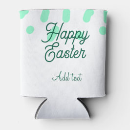 Enfriador De Latas Feliz Pascua huevos verdes pastel nombre fecha sim