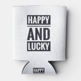 Enfriador De Latas Feliz y afortunado