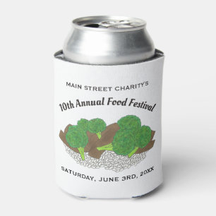 Enfriador De Latas Festival chino de comida de carne y brócoli