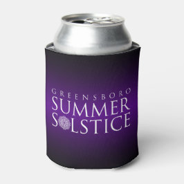 Enfriador De Latas Festival de Solsticio de Verano de Greensboro Purp