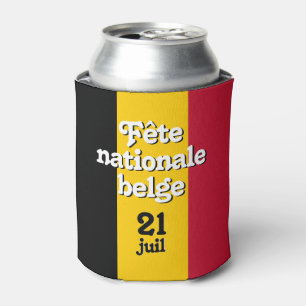 Enfriador De Latas Fête nationale belga bandera belga