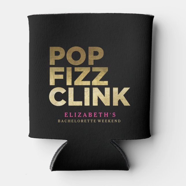 ENFRIADOR DE LATAS FIESTA BACHERLOTTE DE LA CLINK POP FIZZ (Anverso)