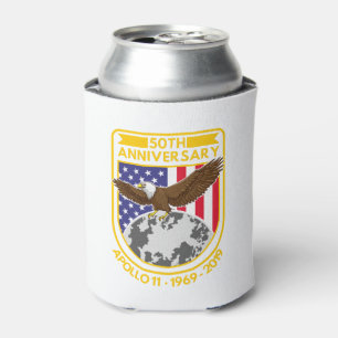 Enfriador De Latas Fiesta de aniversario del alunizaje 50.o de Apolo