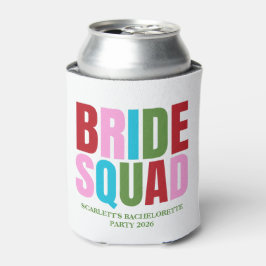 Enfriador De Latas Fiesta de Bachelorette de Winter Bride Squad