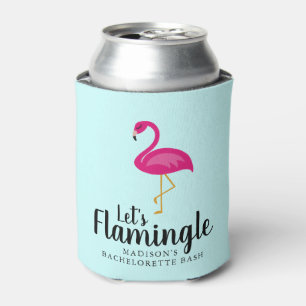 Enfriador De Latas Fiesta de Bachelorette Flamingle