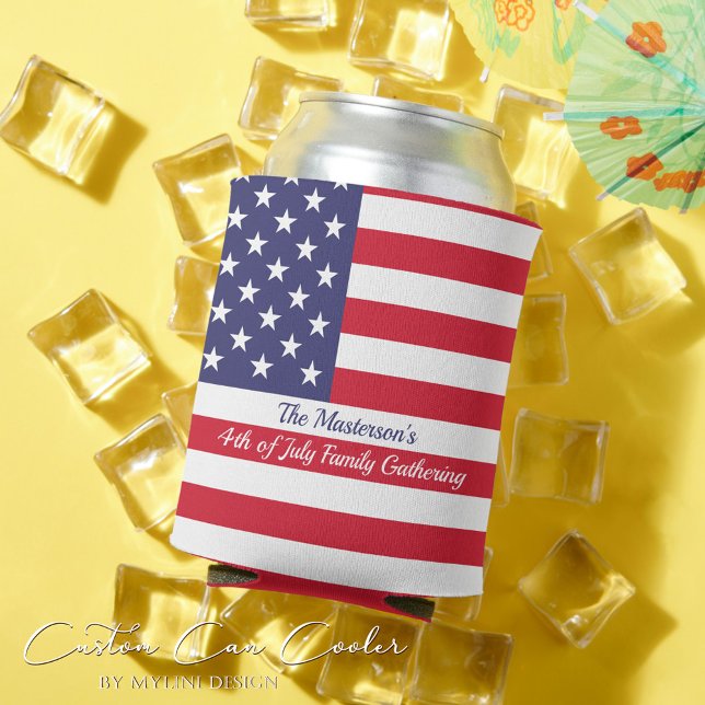 Enfriador De Latas Fiesta de barbacoa de la bandera estadounidense mo (Subido por el creador)